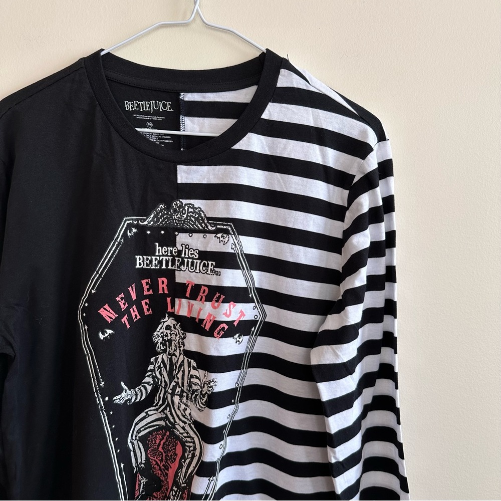 BEETLEJUICE striped long sleeve